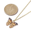 Alloy Enamel Pendant Necklace NJEW-JN04584-4