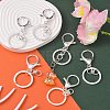Iron Alloy Lobster Claw Clasp Keychain LS-KEYC-D016-S-4