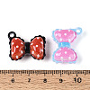 Opaque Printed Acrylic Pendants SACR-T018-28M-3
