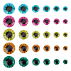 60Pcs 30 Styles Glass Craft Doll Eye DIY-HY0002-47-1