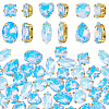 106pcs 6 Style Sew On Rhinestone FIND-OC0004-09E-1
