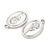 304 Stainless Steel Pendants STAS-I358-12P-12-2