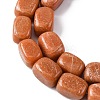 Natural Red Aventurine Beads Strands G-H331-B02-4