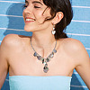 50Pcs 5 Styles Natural Black Lip Shell & Freshwater Pendants SHEL-TA0001-22-9