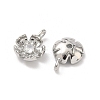 Brass Micro Pave Cubic Zirconia Pendants KK-L260-07P-2