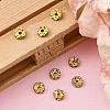 Brass Rhinestone Spacer Beads RB-A014-L5mm-01G-4