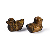 Natural Tiger Eye Duck Display Decorations G-N345-12A-2