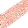 Electroplate Glass Beads Strands EGLA-A044-T1mm-L21-1