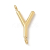 304 Stainless Steel Letter Connector Charms STAS-M108-01G-25-1