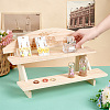 DIY 2 Tier Stair Style Wooden Plant Stand Kit ODIS-WH0299-11B-3