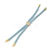Cotton Cord Bracelet Making KK-F758-03T-G-2