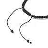 Acrylic Braided Bead Bracelet BJEW-JB08552-05-5