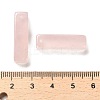 Natural Rose Quartz Pendants G-L593-01A-3