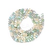 Electroplate Glass Beads Strands X-GLAA-T023-A17-03-2