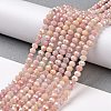 Faceted Electroplated Glass Beads Strands GLAA-C023-02-C10-3