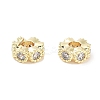 Brass Micro Pave Cubic Zirconia Beads KK-C051-32G-02-1