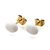 304 Stainless Steel Stud Earrings EJEW-C133-05B-G-1