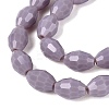 Opaque Solid Color Glass Beads Strands GLAA-N071-01A-C10-3