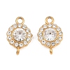 304 Stainless Steel Rhinestone Connector Charms STAS-G398-30G-07-1