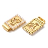 Rack Plating Brass & Acrylic Pearl Pendants X-KK-G488-05B-G-2