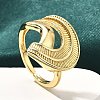 Adjustable Rack Plating Brass Finger Rings for Women RJEW-M028-33G-1