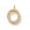 Ion Plating(IP) 304 Stainless Steel Micro Pave Cubic Zirconia Pendants STAS-H228-01G-10-1