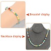 12 Strands 12 Colors Imitate Austrian Crystal Bicone Frosted Glass Beads Strands GLAA-F029-TM4mm-5