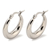 Tarnish Resistant 202 Stainless Steel Hoop Earring EJEW-H003-19P-01-1