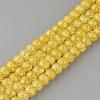Synthetic Crackle Quartz Beads Strands GLAA-S134-10mm-17-1
