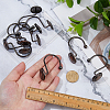 Iron Shower Curtain Hook AJEW-WH0248-867-3
