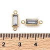 Birthstone 304 Stainless Steel Rhinestone Connector Charms STAS-L022-576G-04-3