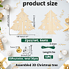 DIY Christmas Tree Pendant Decoration Kits DIY-WR0004-35-2