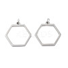 Non-Tarnish 304 Stainless Steel Pendants STAS-G324-01C-P-1