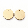 PVD Vacuum Plating 304 Stainless Steel Stamping Blank Tag Charms LS-STAS-G215-11G-1