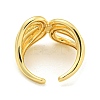 Clear Cubic Zirconia Open Cuff Ring RJEW-L121-045G-3