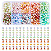100G 10 Colors Baking Paint Glass Seed Beads SEED-TA0001-48-1