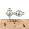 Tarnish Resistant 304 Stainless Steel Links Connector Charms STAS-I307-509A-P-3