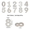 200Pcs 10 Style 201 Stainless Steel Charms STAS-SC0003-40-2
