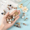 51.5G 20 Styles Natural Gemstone Chips Beads G-YW0002-32-5
