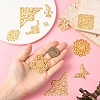 72Pcs 9 Styles Iron and 201 Stainless Steel Links FIND-YW0008-99-5