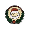 Christmas Theme Zinc Alloy Enamel Pin Brooch for Backpack Clothes JEWE-R003-01EB-05-1