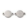 Religion 304 Stainless Steel Connector Charms STAS-C074-03A-P-1