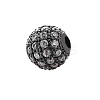 CZ Brass Micro Pave Grade AAA Clear Color Cubic Zirconia Round Beads LS-KK-O065-6mm-05B-NR-1