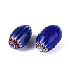 Handmade Millefiori Glass Barrel Beads LS-LA-N002-04D-2