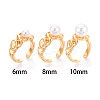 Brass Cup Peg Ring Settings KK-N274-05G-4
