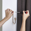 Zinc Alloy U Shape Hook Hangers Curtain SW-TAC0002-08C-5