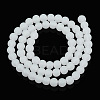 Imitation Jade Glass Beads Strands GLAA-T032-J6mm-MD01-3