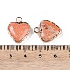 Dyed Synthetic Imperial Jasper Pendants G-P529-08G-07-3