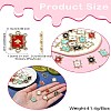 20Pcs 5 Colors Alloy Crystal Rhinestone Spades Connector Charms FIND-CJ0003-05-8