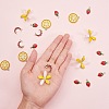 Alloy Enamel Pendants ENAM-SZ0001-17G-6